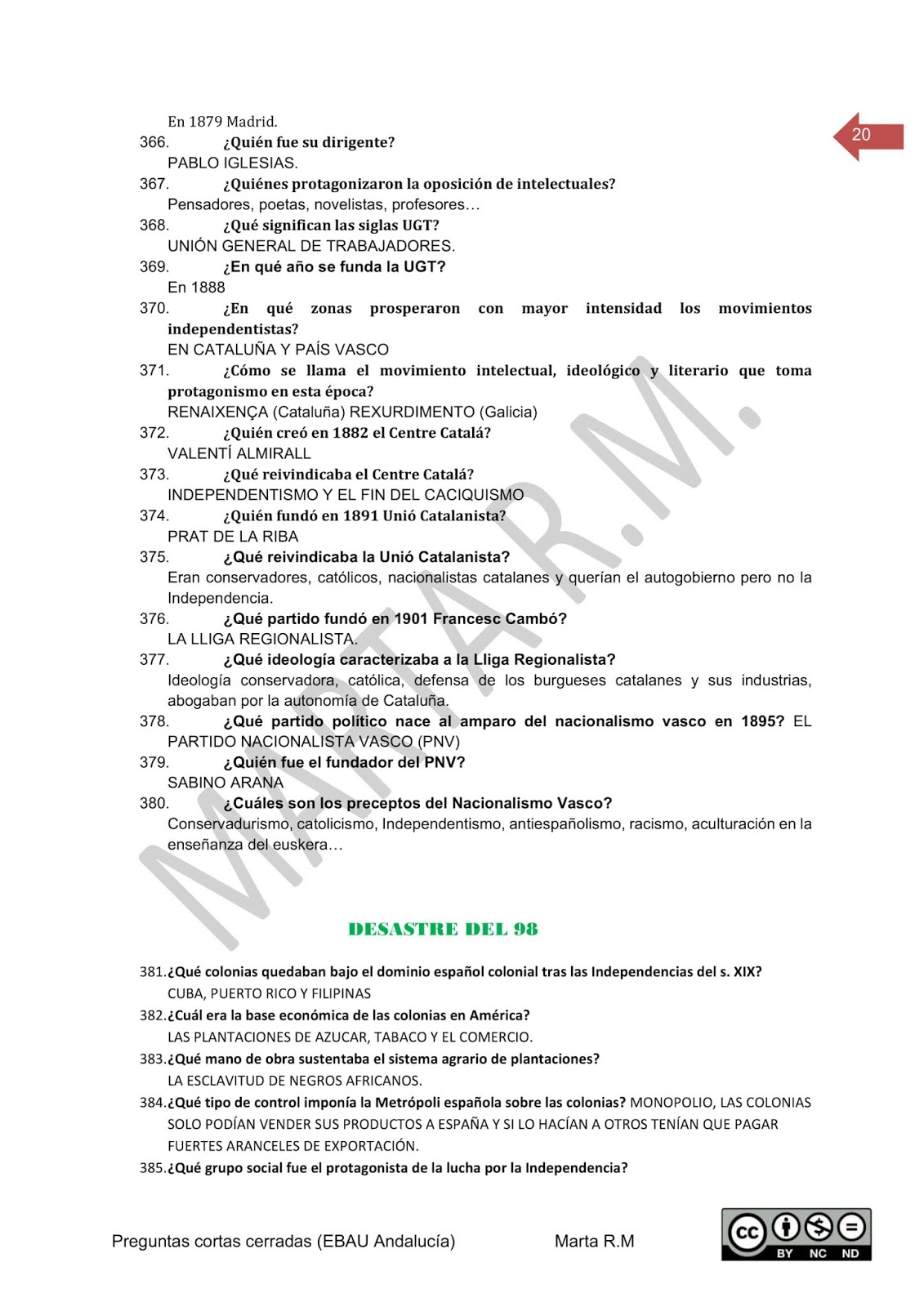 Preguntas Cortas Historia De España Selectividad Andalucia Historia de España fácil: PREGUNTAS CERRADAS A EBAU ANDALUCÍA