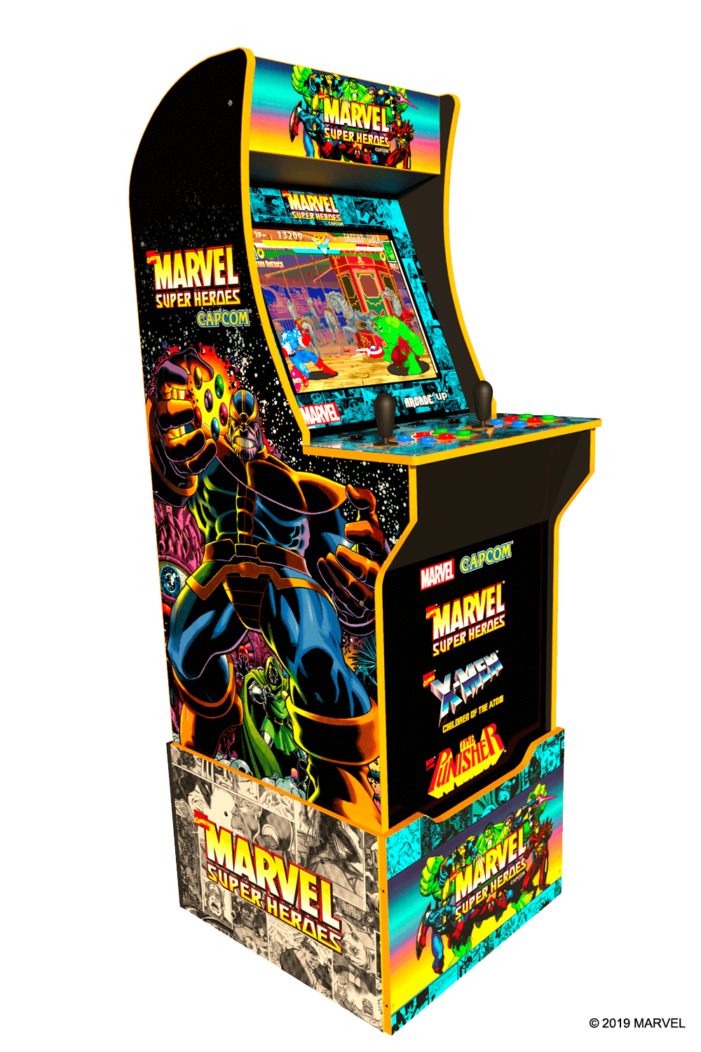 Galeria dos Brinquedos Arcade Marvel Super Heroes Arcade1Up