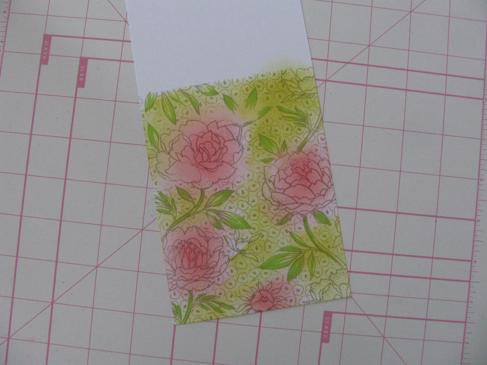 Escape to Stamping Gold embossing on Vellum