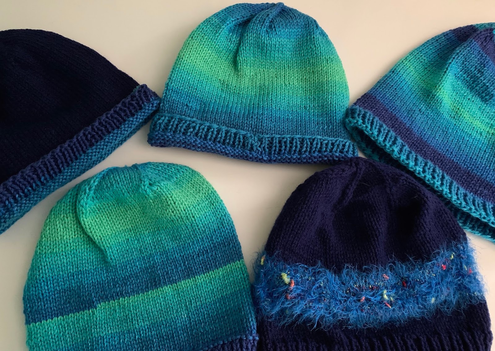 The Zees Go West Knitting Hats for the Homeless