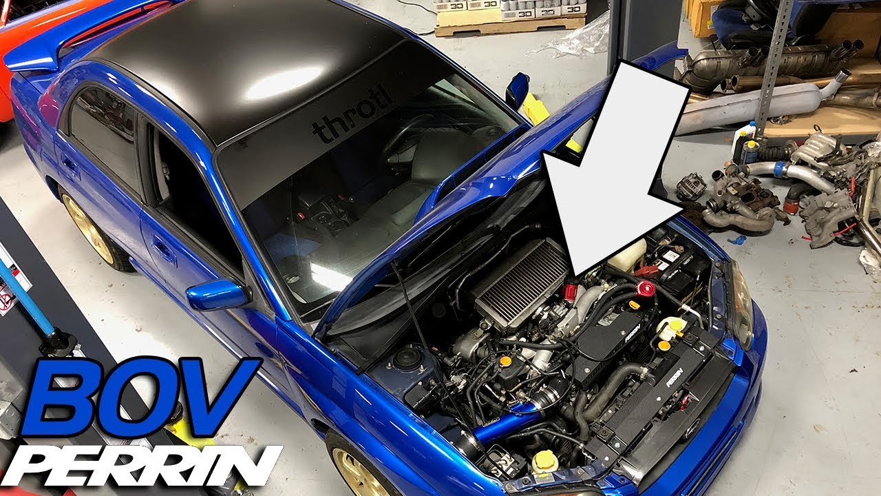WATCH INSTALLING A PERRIN BLOW OFF VALVE ON THE WRX! (TURBO NOISES!)