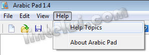arabic-pad-help-topics