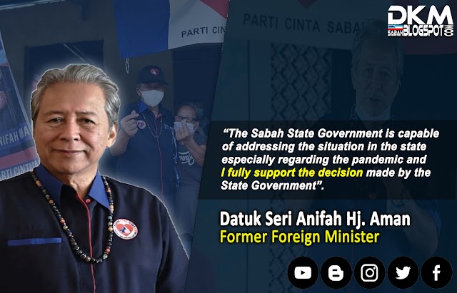 STATEMENT BY YBHG DATUK SERI ANIFAH HAJI AMAN, ON STATE GOVERNMENT'S DECISION TO LOOSEN THE SOP UNDER PHASE 1 OF THE RECOVERY PLAN