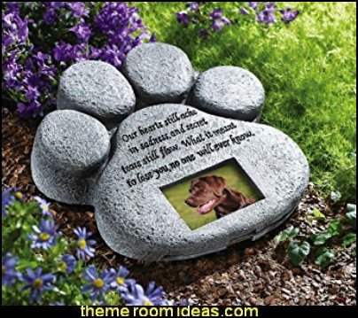 pawprint Memorial Stone pawprint Memorial Stone