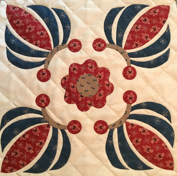 Civil War Quilts Cassandra's Circle Applique Quilt Free Patterns