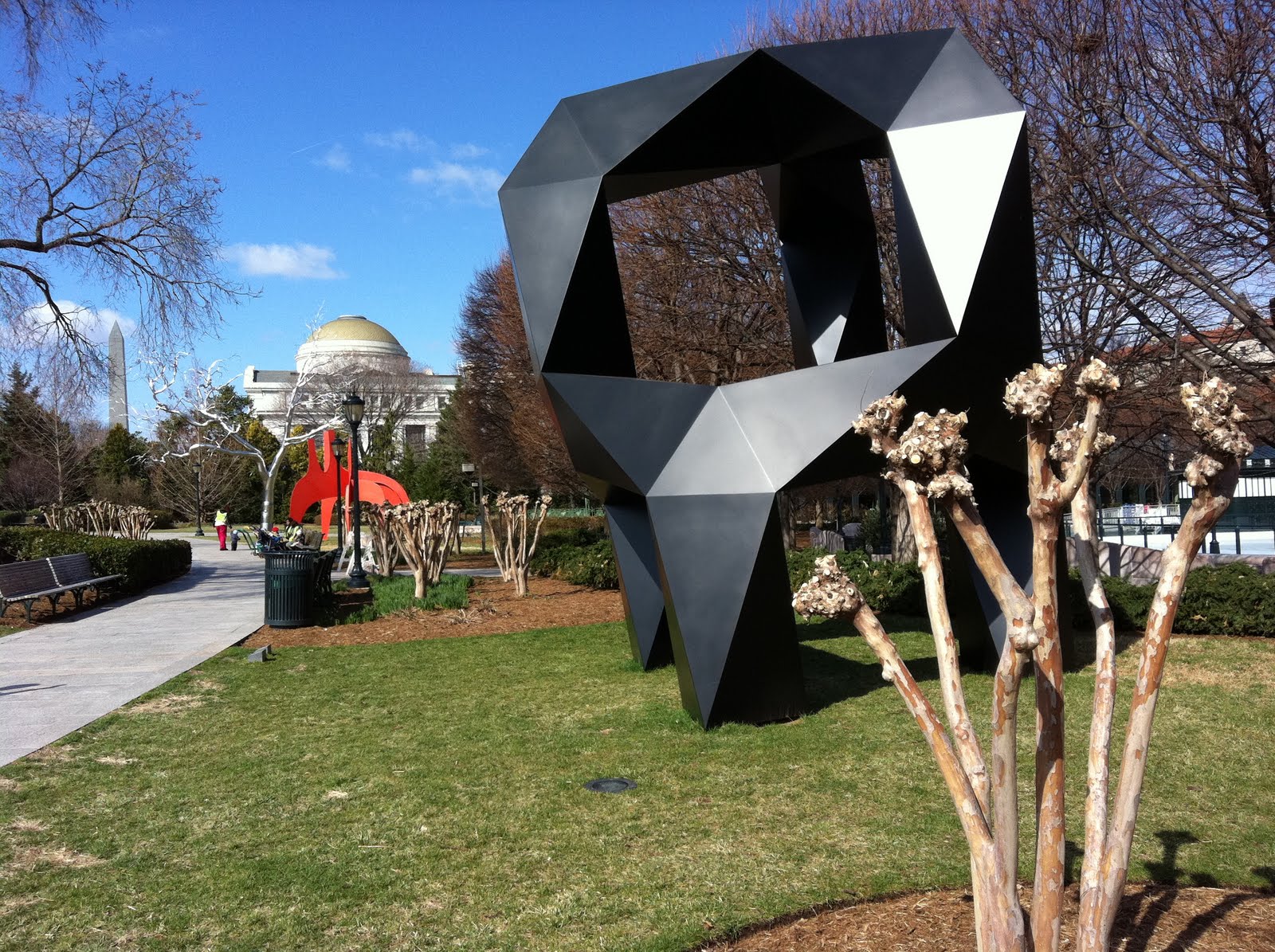 Alan's Blog Art journal 120 Sculpture garden, DC