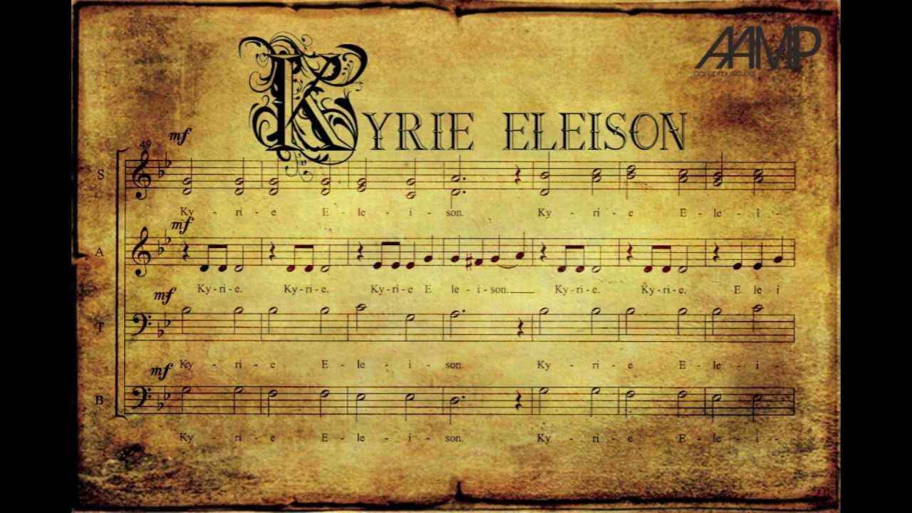 . VOCÊ SABE O QUE SIGNIFICA "KYRIE ELEISON"?