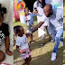 Moment Davido Spanks Daughter, Hailey, For Twerking At Her 4th Birthday Party In USA