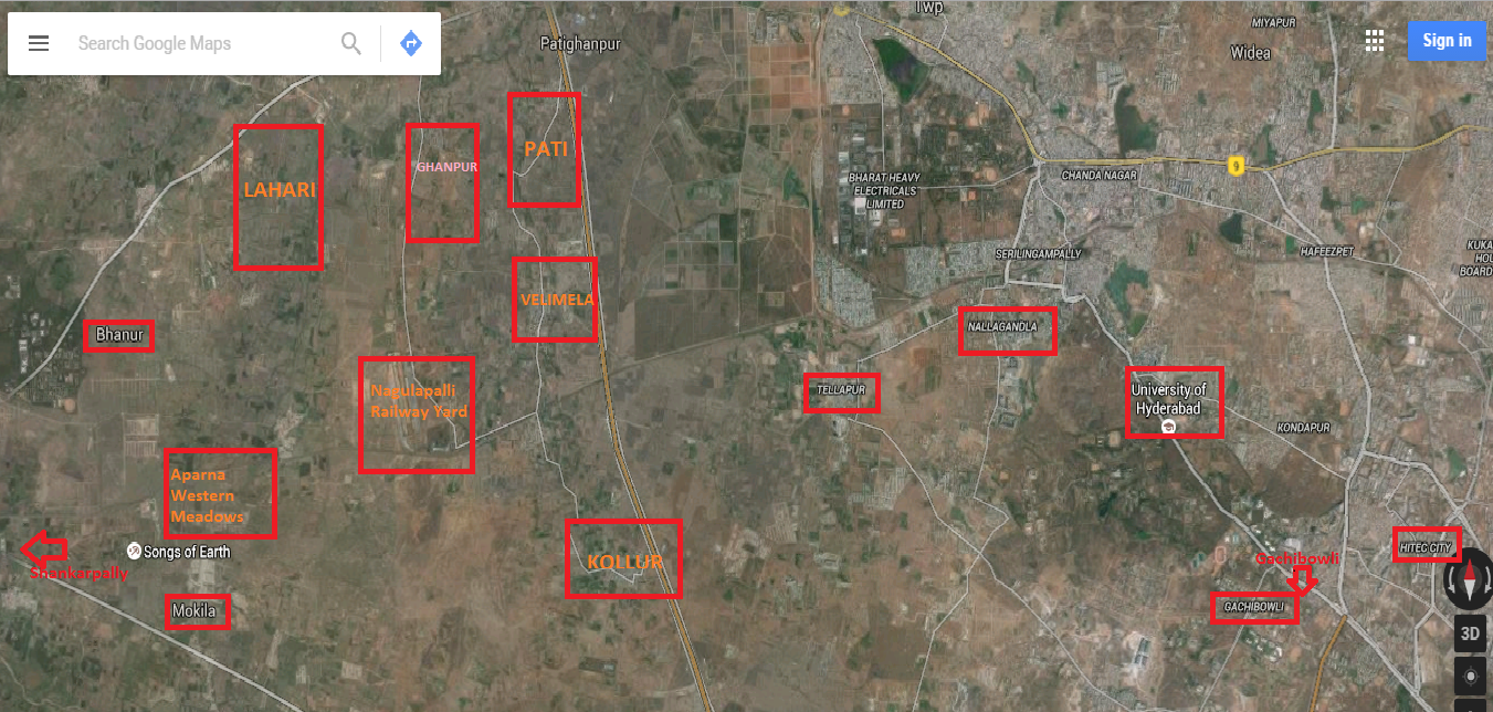 Hyderabad Real Estate Market Kollur Velimela Pati Ghanpur