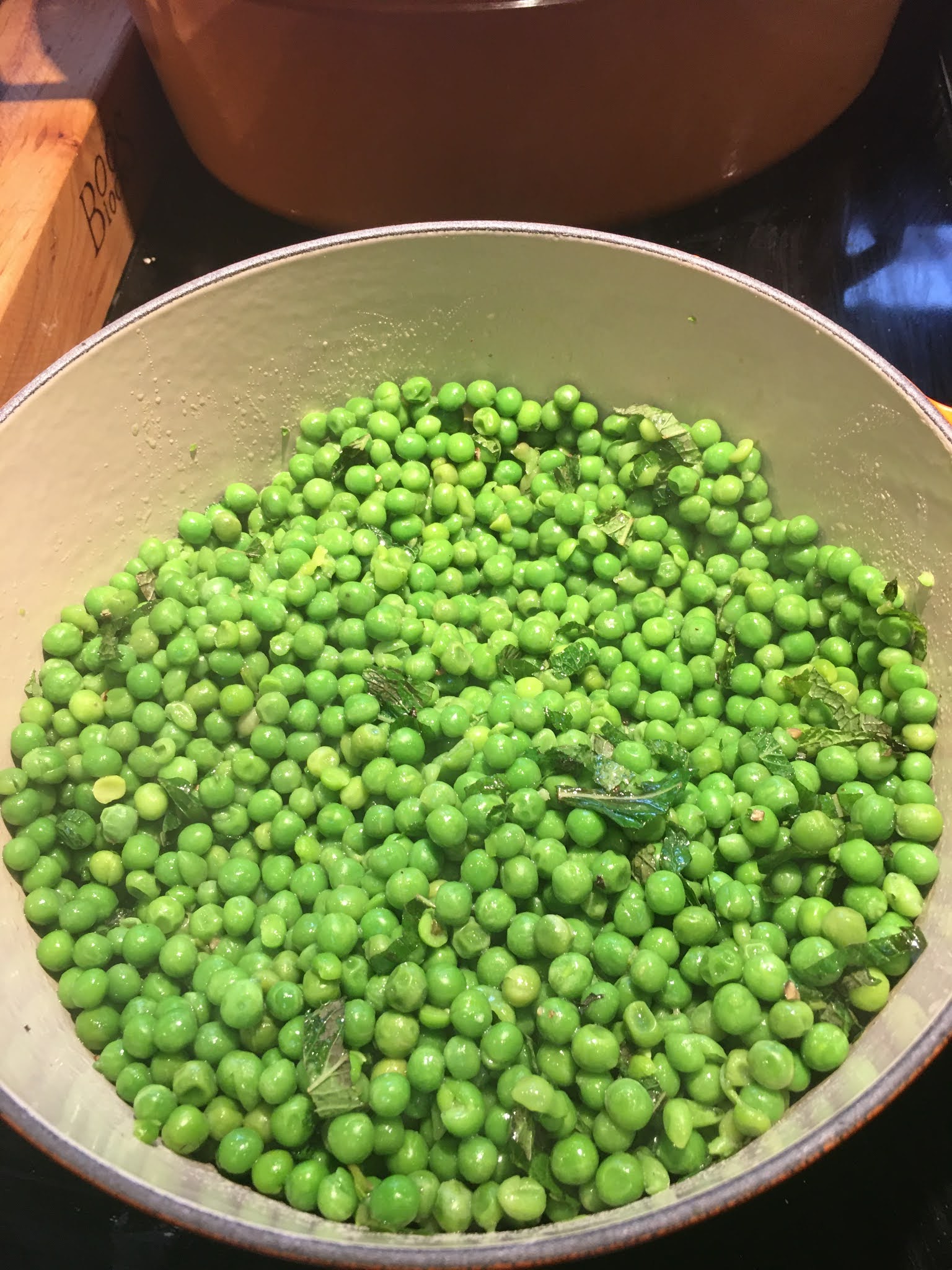 Buttered Peas with Mint