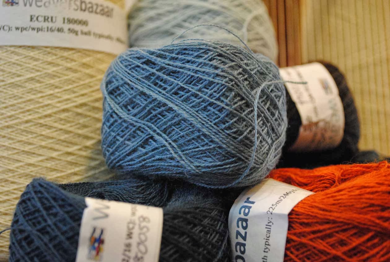 Rebecca Mezoff, Tapestry Artist Weavers Bazaar tapestry yarn and a new