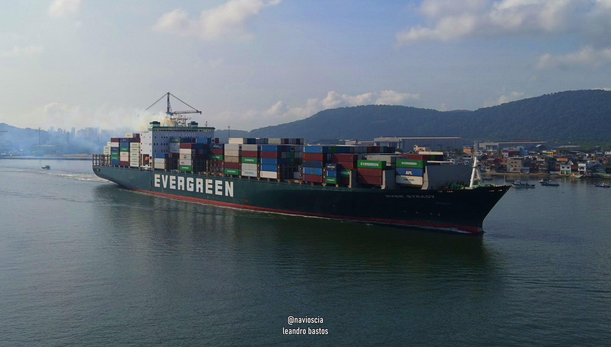 Navios de Santos & CIA: navio EVER STEADY