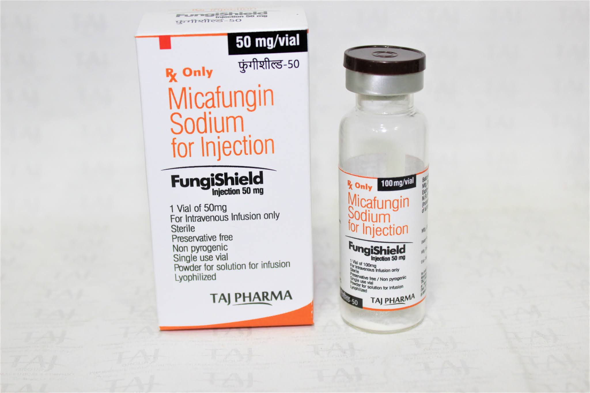Micafungin Sodium for Injection 50mg manufacturer in India {Taj
