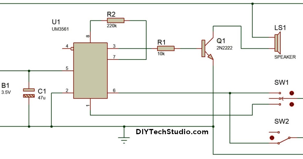 DIYTechStudio: How to make a Siren Generator (Ambulance, Police, Fire