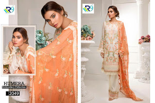 R9 Designer Humera Embroidery pakistani Suits