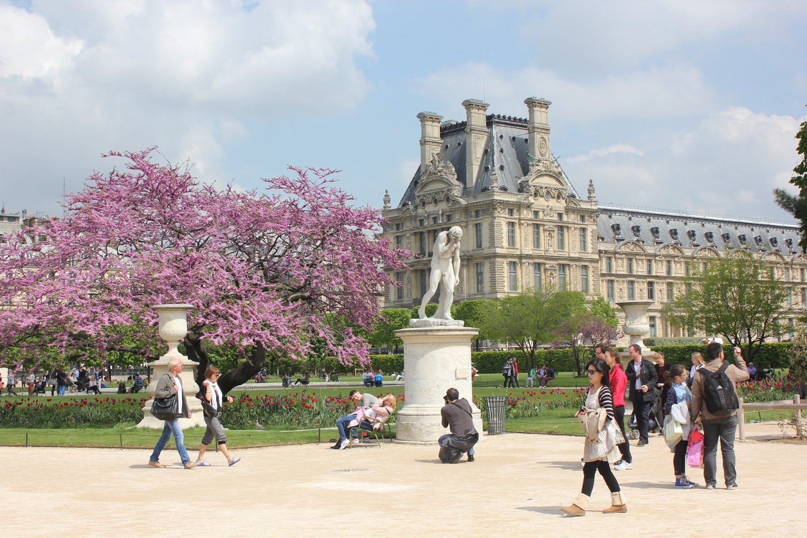 Фото сад тюильри в париже