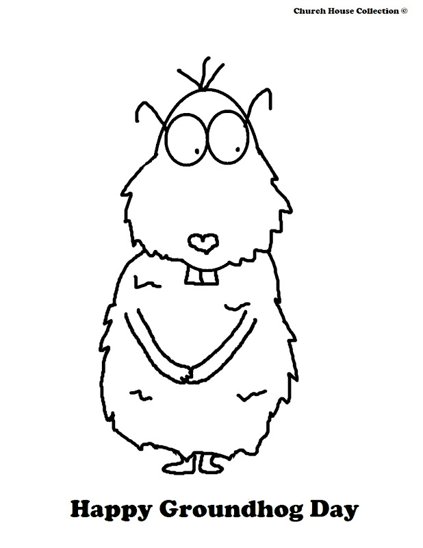 Groundhog Day Coloring Pages For School Teachers title=