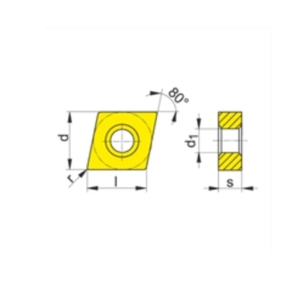 Mảnh dao tiện CNMG 1204 – Ceratizit sản xuất tại Áo