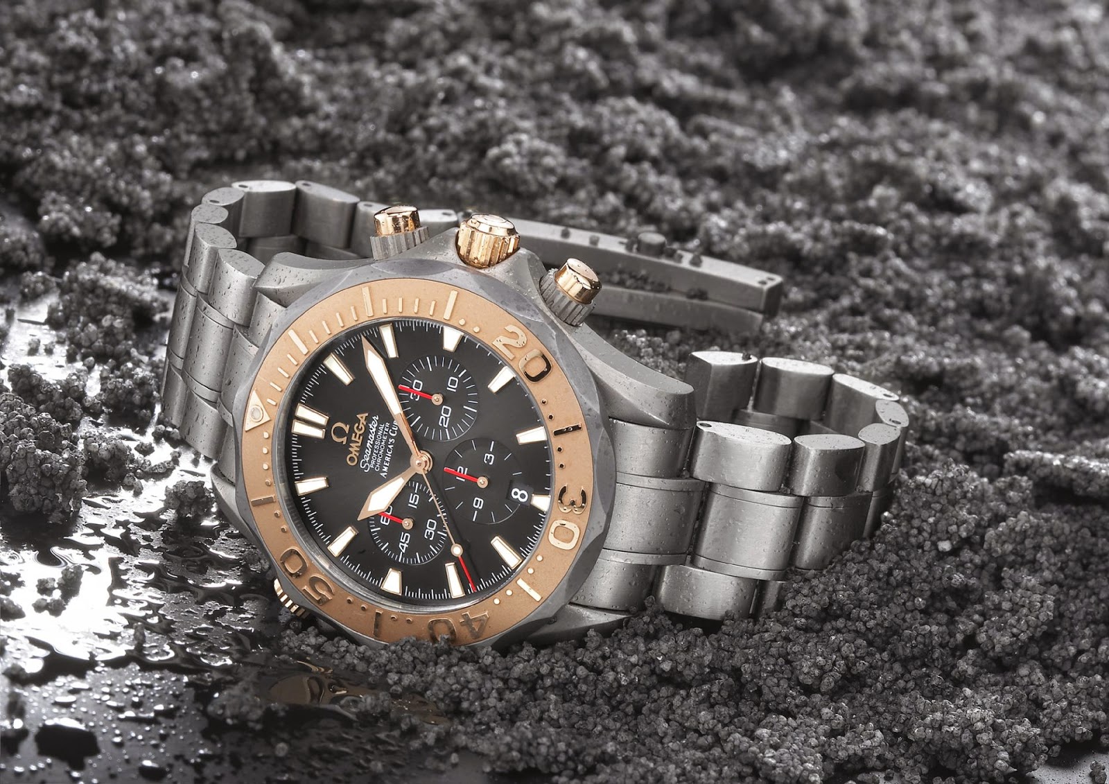 OMEGA America's Cup Collection 2002 - The OMEGA America's Cup Chronograph and the America's Cup Racing Chronograph