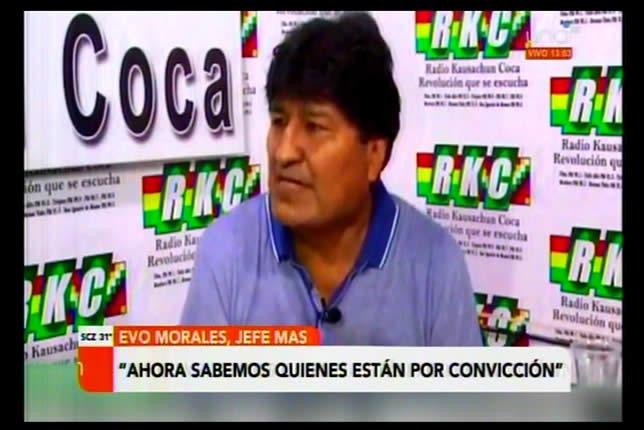Evo Morales lanza su primer  ataque contra su exsenadora Eva Copa