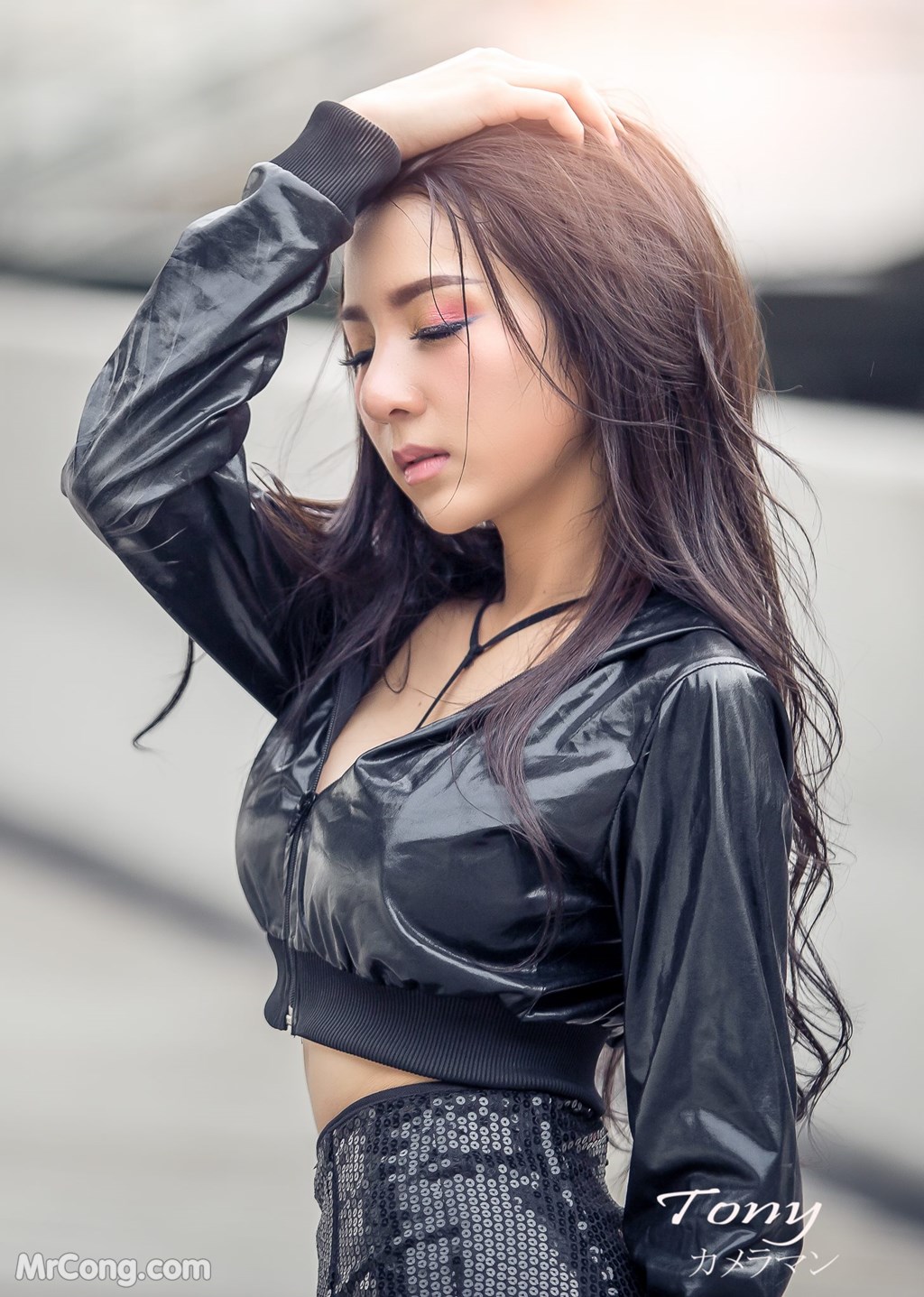 Sexy Kornrachaphat Sugas Jabjai in a bold black outfit (18 photos) photo 1-16