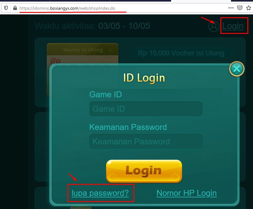 Cara Reset Password Higgs Domino dengan Email