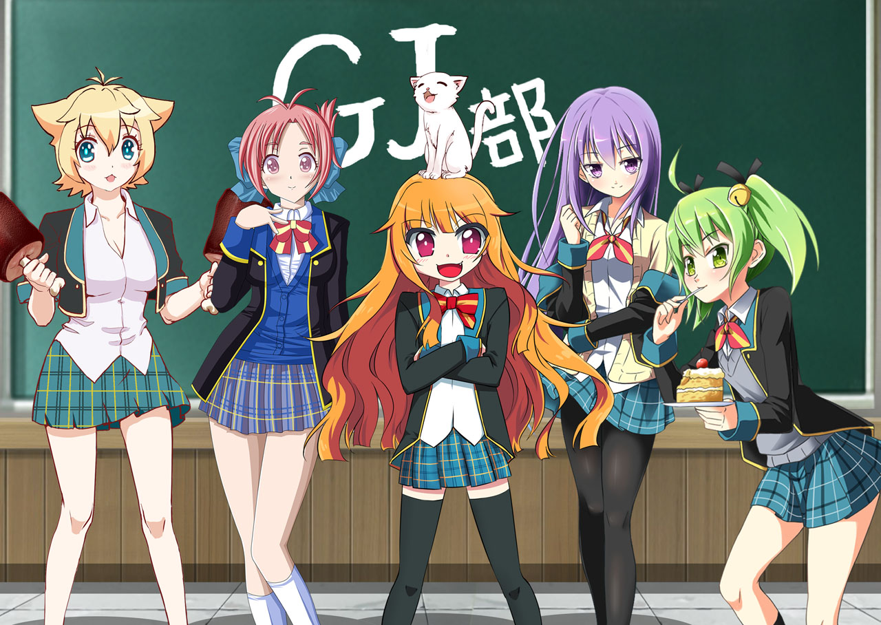 Moonlight Summoner's Anime Sekai: Good Job Club GJ部 (Gujjobu)
