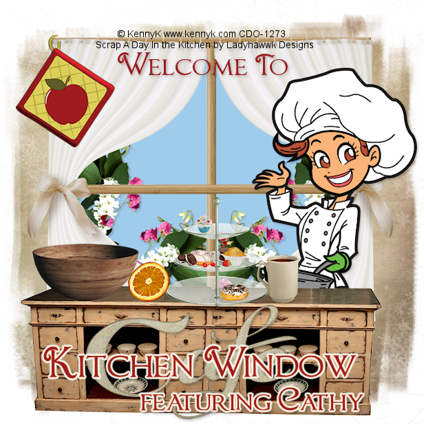 Wicked Little Cupcake Kitchen Window Cafe