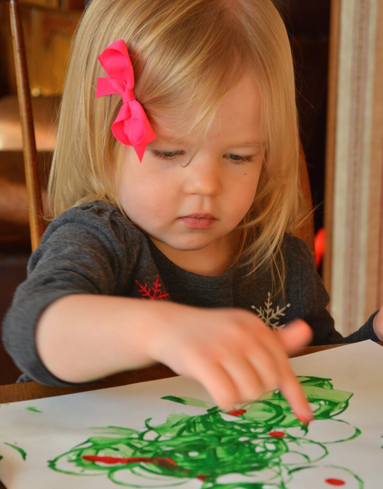 What Happens at Grandma's: Christmas Tree Hand-Crafting