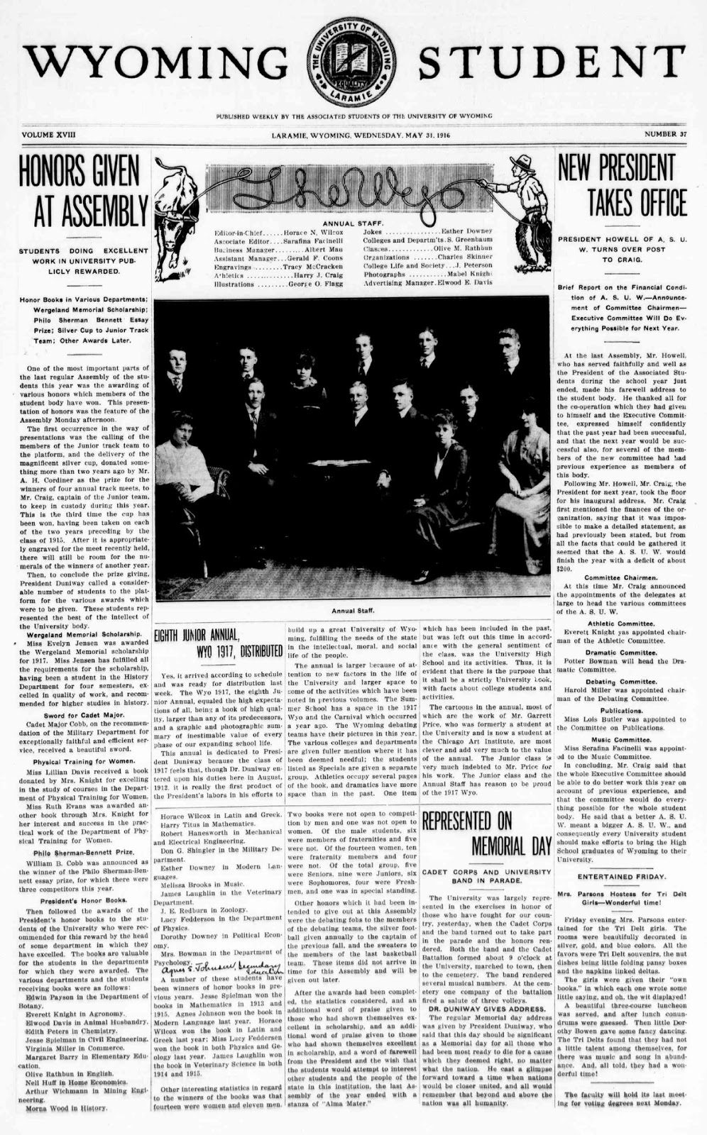 Today In Wyoming's History May 2013