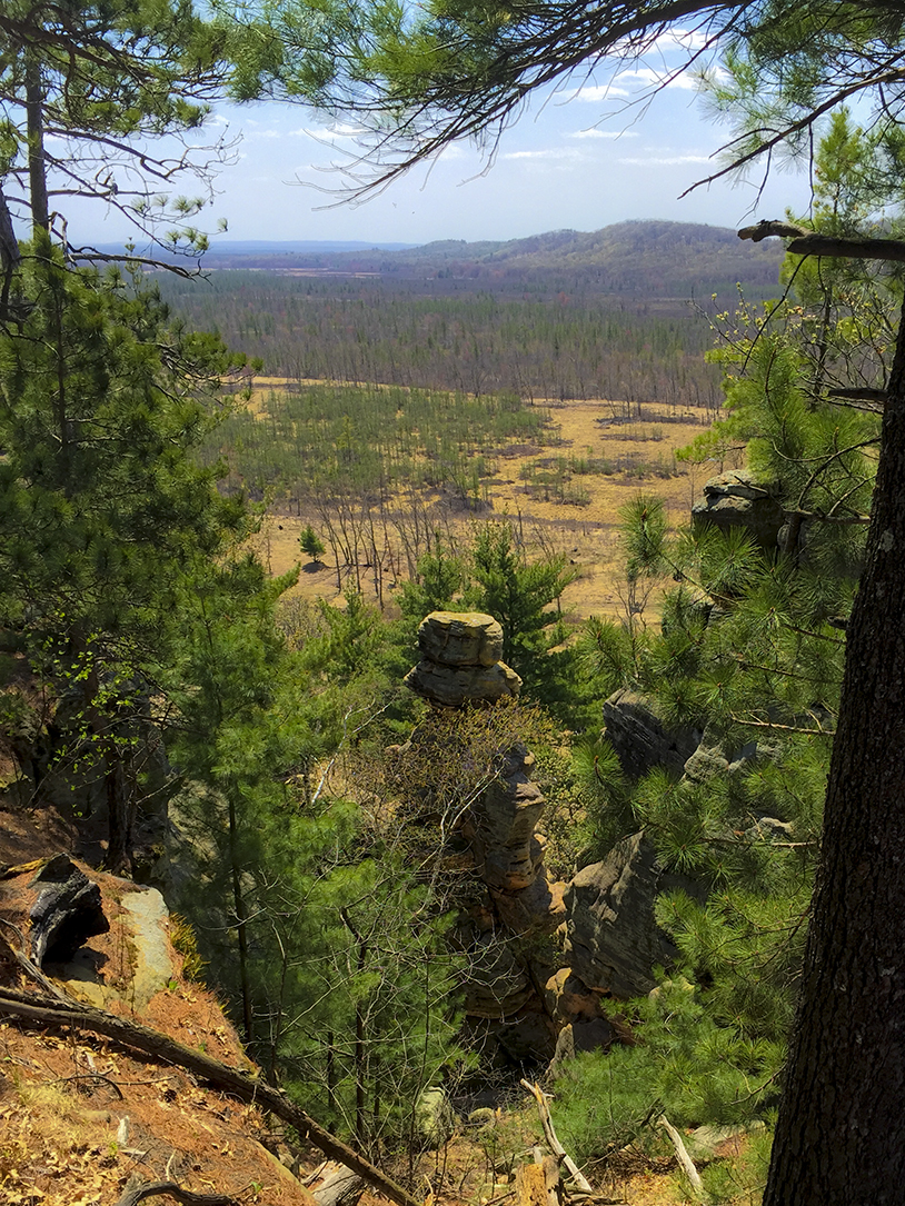 From Lone Rock at Quincy Bluff SNA in Friendship WI