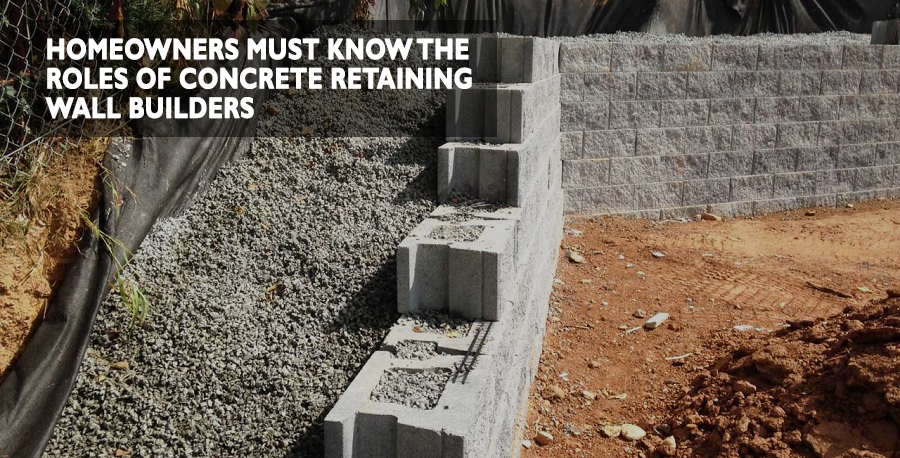 Concrete Retaining Wall Builders