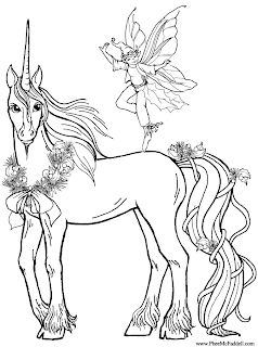 Unicorn Coloring Sheet