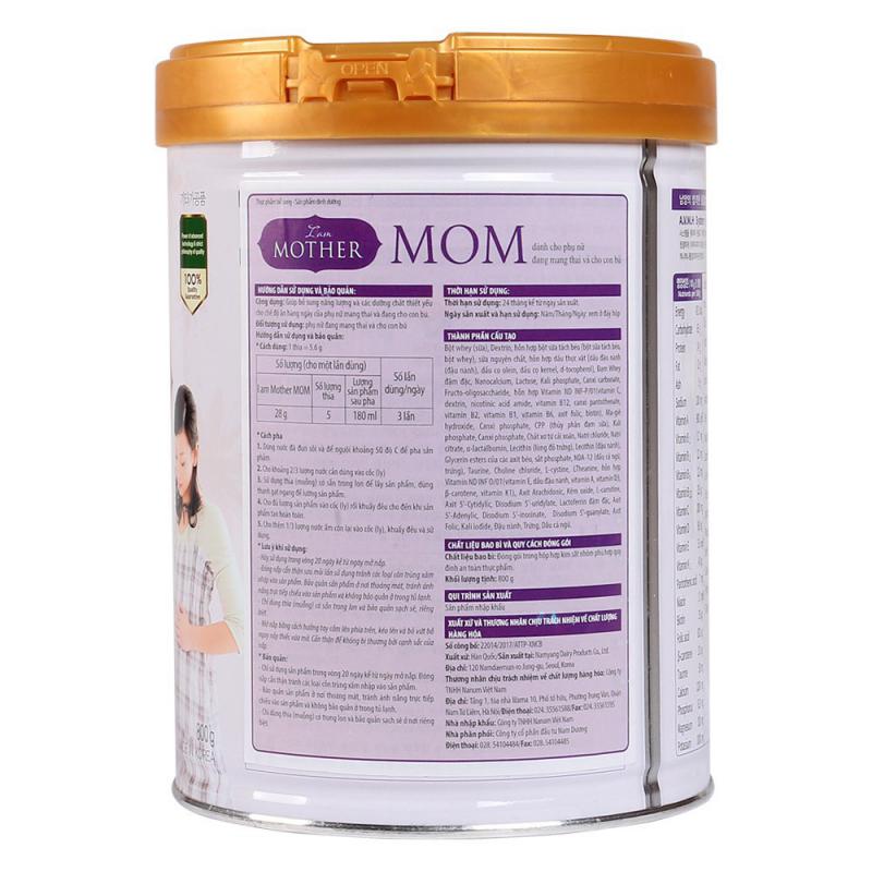 Sữa Bột Iam Mother Mom GT VP Milk - 400g Dành cho phụ nữ đang mang thai và cho con bú Sữa Bột Iam Mother Mom GT VP Milk - 400g Dành cho phụ nữ đang mang thai và cho con bú