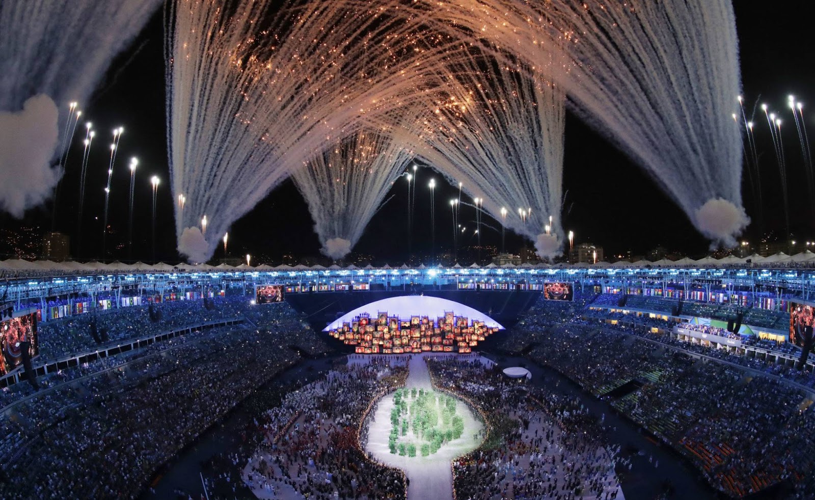 O show de abertura das Olimpíadas no Brasil foi surpreendente!