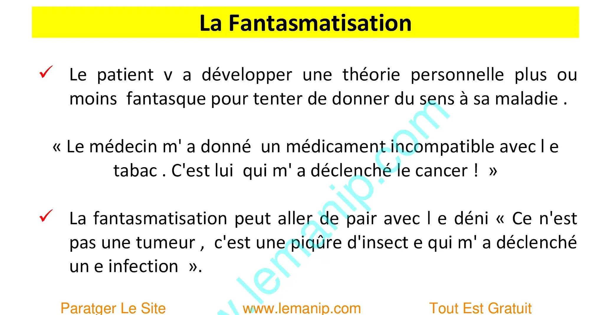 La Fantasmatisation