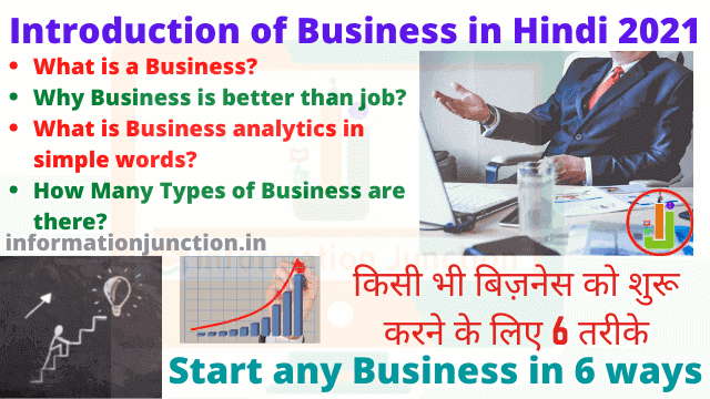 What is a business, Why business is better than job, What is business analytics in simple words, Types of Business , Start any business in 6 ways