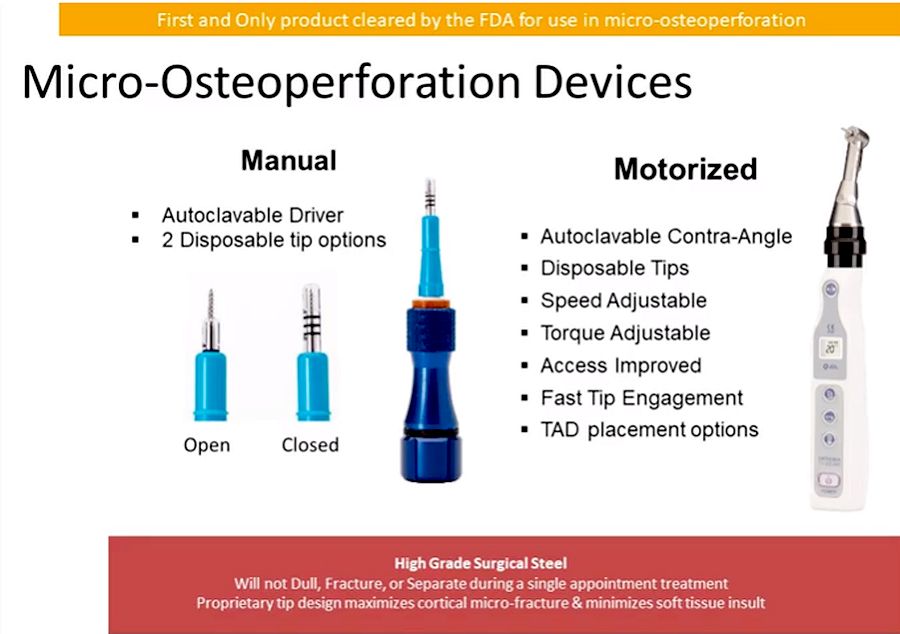 COURSE Accelerated Orthodontics Microosteoperforation (MOP) Dr