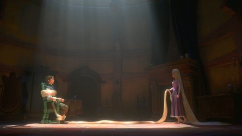 Faceoff in Rapunzel's tower Tangled 2010 animatedfilmreviews.filminspector.com