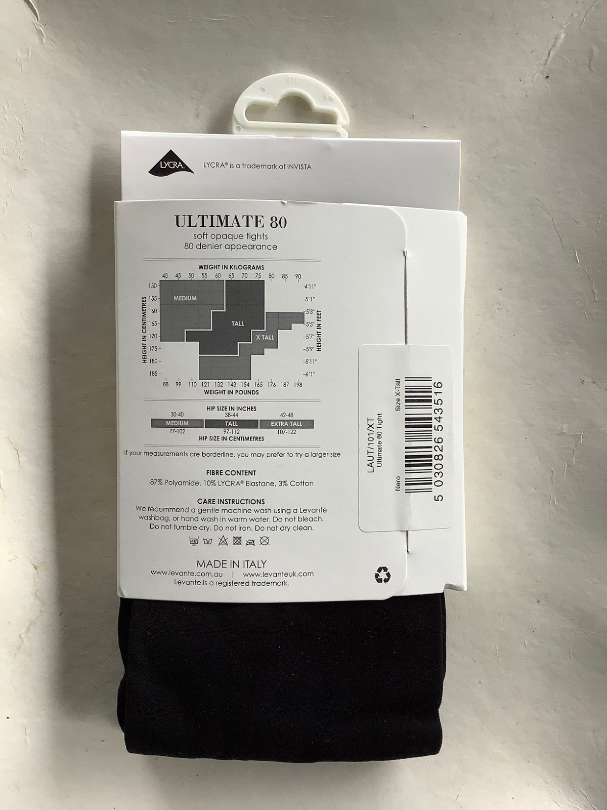 Hosiery For Men: Reviewed: Levante Ultimate 80 Opaque Tights