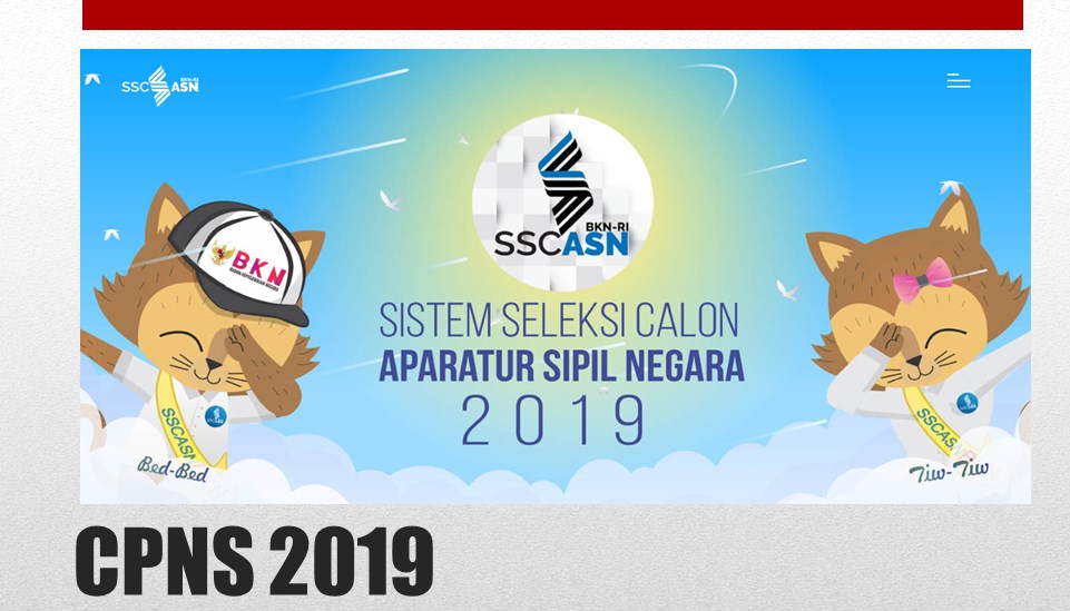 PENERIMAAN CALON PEGAWAI NEGERI SIPIL DARI PELAMAR UMUM