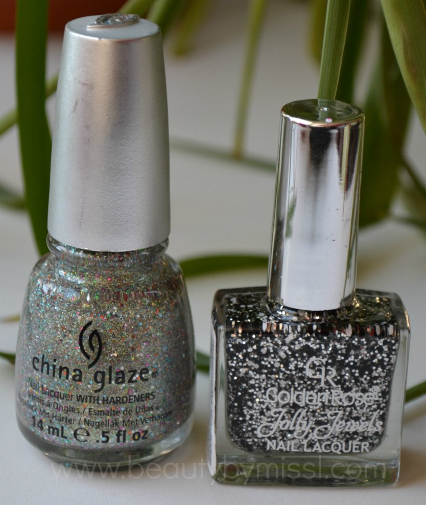 China Glaze Ray Diant, Golden Rose Jolly Jewels 118