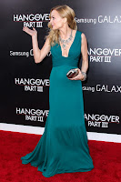 Heather Graham cleavage in a green gown