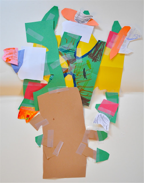 The Chocolate Muffin Tree Free Art Play Construction Paper Tree