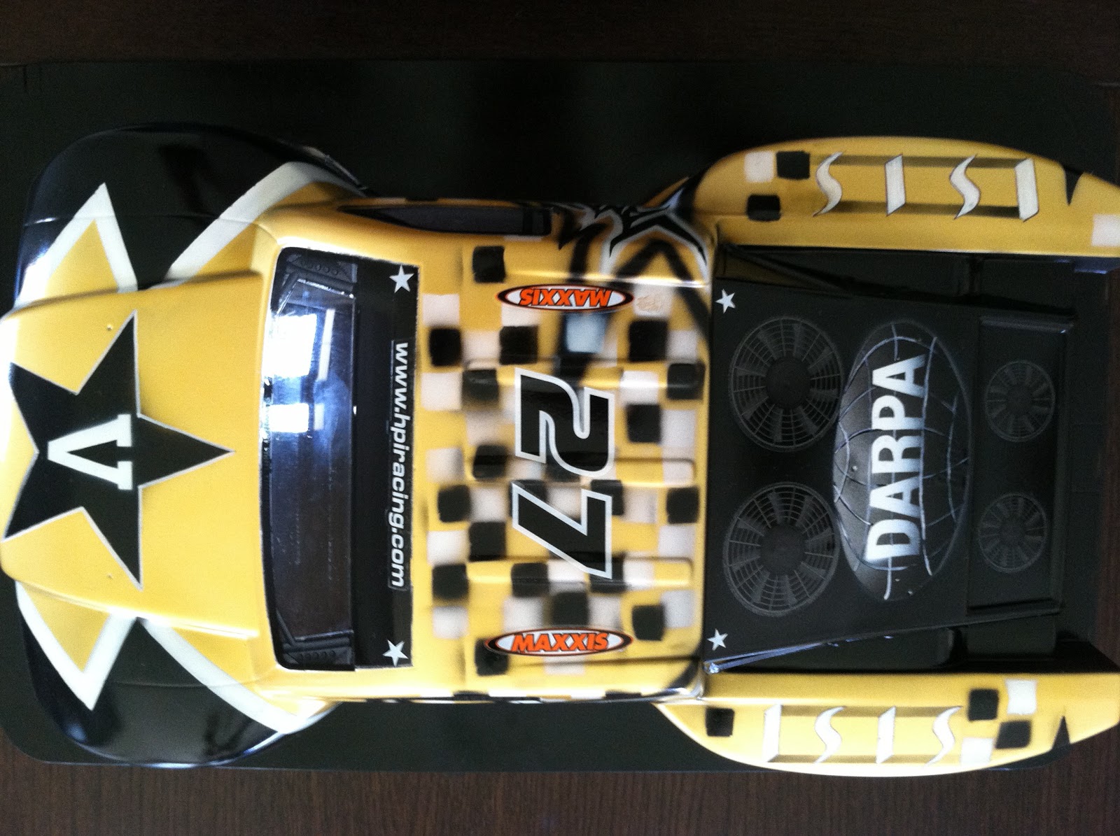 Duff Clothing Custom Painted RC Car for Vanderbilt by Duff