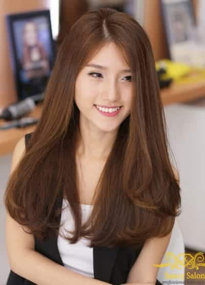 Kiểu tóc màu nâu socola 2022 đẹp - Ảnh 3