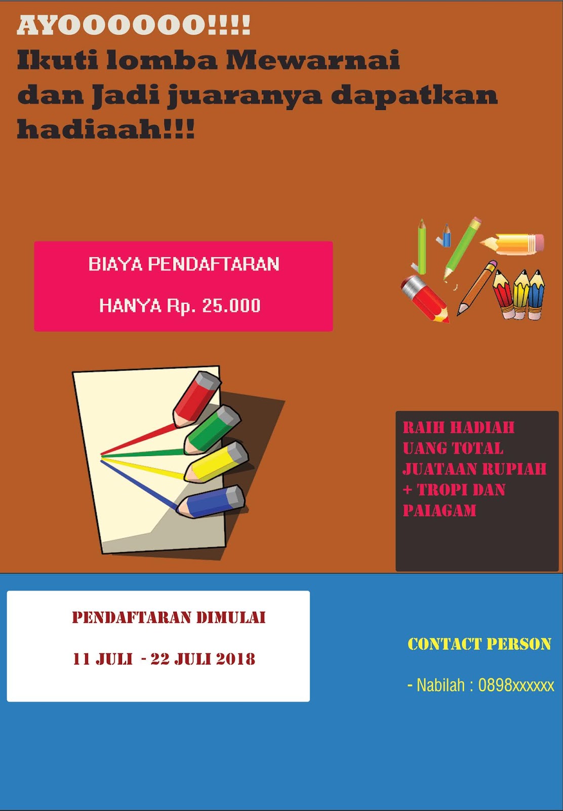 Contoh Brosur Menggunakan