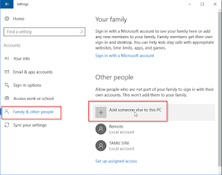 Cara Buat Account User Baru Di Windows 10