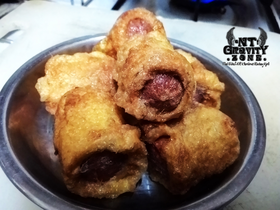 6 Steps Deepfried Sausage Rolls NTGravity Zone