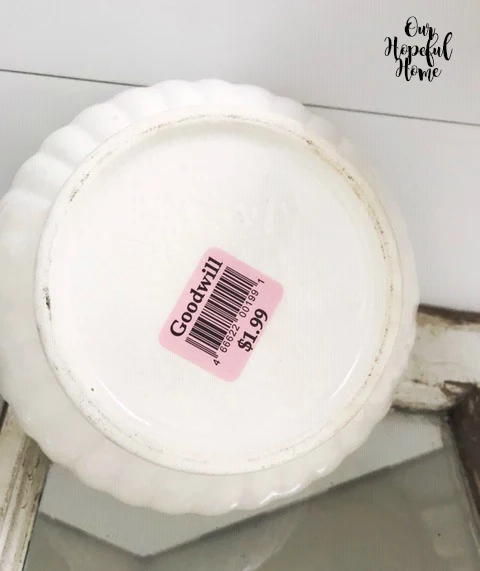 Goodwill pink price tag $1.99